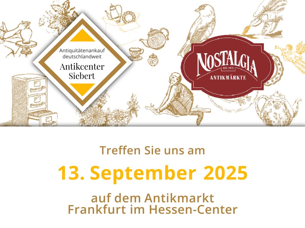 Antikmarkt Frankfurt im Hessen-Center am 13.09.2026