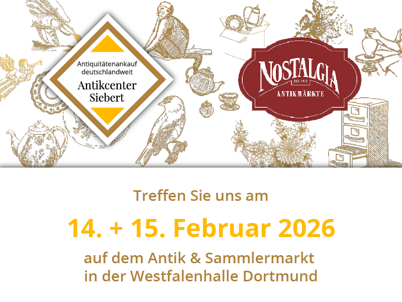 Antik & Sammlermarkt Dortmund am 14. + 15. Februar