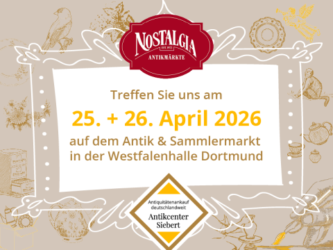 Antik & Sammlermarkt Dortmund am 25. + 26. April