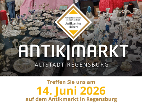 Antikmarkt Regensburg am 14. Juni 2026